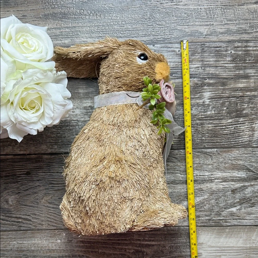 Bunny with Floral Accents